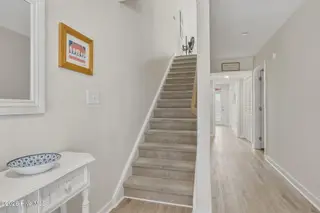 289 Salter Path Road 10, Pine Knoll Shores, NC 28512 – photo 17: Entry and Stairway to 2nd Floor