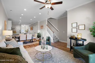 235 Cline Way Unit 107, Beaufort, NC 28516 – photo 3: Open Concept Kitchen and Living