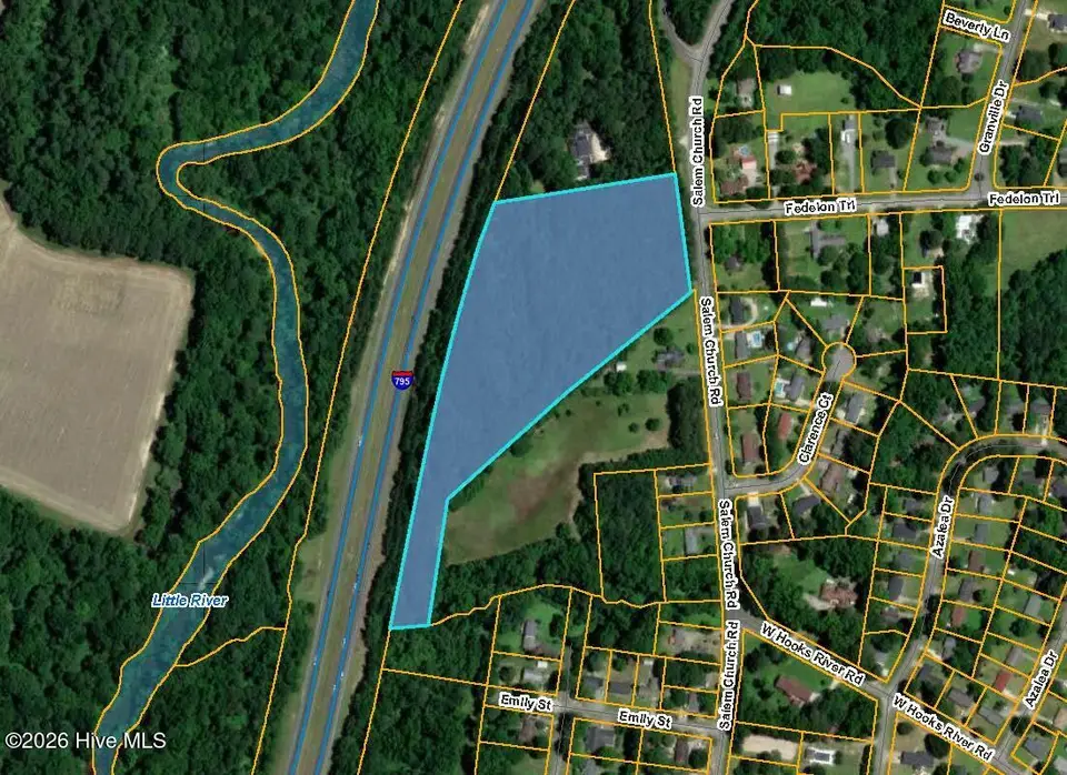 0 Salem Church Road, Goldsboro, NC 27530 – photo 1 of 1: Aerial - Tax Map