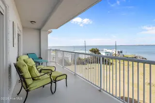 1550 Salter Path Road 102, Indian Beach, NC 28512 – photo 15: Back Balcony with Sound Views