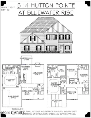 2004 Yellowfin Drive, New Bern, NC 28562 – photo 4: 514-HP FLOOR PLAN LAURA E 3317
