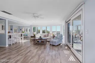 301 Salter Path Road 12 Genesis, Pine Knoll Shores, NC 28512 – photo 12: Open Living Room with Ocean Views