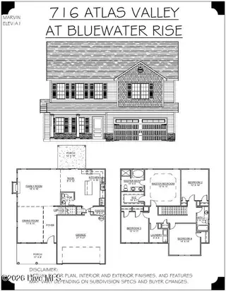4007 Bluewater Boulevard, New Bern, NC 28562 – photo 4: 716-AV - FLOOR PLAN - MARVIN
