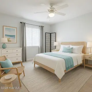3639 Saint Johns Court Unit B, Wilmington, NC 28403 – photo 24: AI staged Guest room