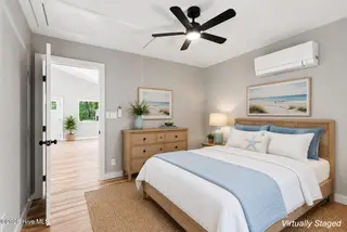 157 Long Pond Loop, Swansboro, NC 28584 – photo 8: Bedroom 1 Virtually Staged
