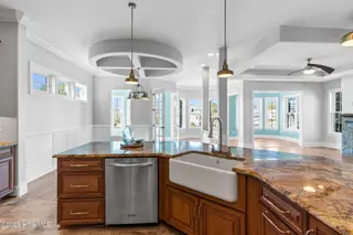 2744 Long Bay Drive SE, Southport, NC 28461 — 4-bedroom home in St James, Southport, NC, photo 22 of 74: Wall of Waterfront Windows