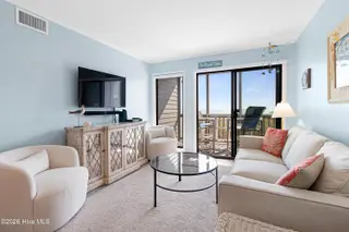 2111 W Ft Macon Road 248 Dunescape, Atlantic Beach, NC 28512 – photo 3: Living room with ocean views