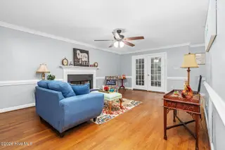 1732 Acorn Ridge Road, Rocky Mount, NC 27804 – photo 4: Hardwood and Fireplace