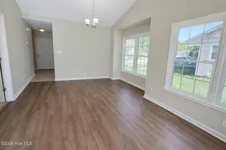 1941 Rolling Ridge Drive, Midway Park, NC 28544 – photo 6: living area into dining area