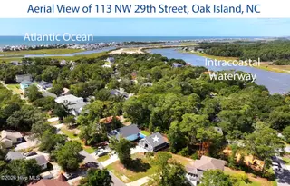 113 NW 29th Street, Oak Island, NC 28465 – photo 4: House Aerial View