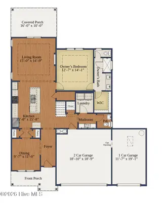 410 Albion Court, Carthage, NC 28327 – photo 3: CP Lot #18 First Floor Cutsheet