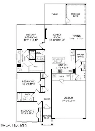 4526 Abberley Way 111, Leland, NC 28451 – photo 2: Floor Plan