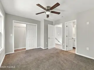508 Redwood Place 2, Jacksonville, NC 28540 — 3-bedroom condo in Shamrock Village, Jacksonville, NC, photo 17 of 35: 3rd floor rear Bedroom