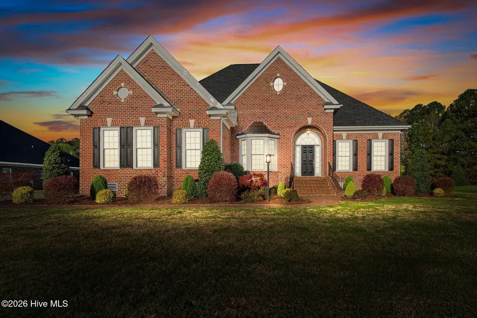 642 Chimney Hill Way, Rocky Mount, NC 27804 – photo 1 of 67: Twilight Front Exterior