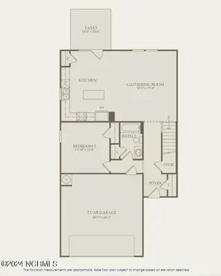 1097 High Tide Street SE 35, Bolivia, NC 28422 – photo 2: RAVEN- Fl. Plan 1st Floor