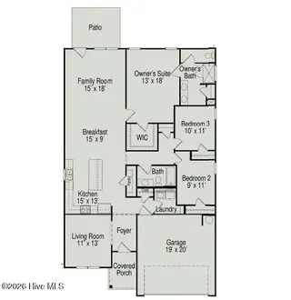 407 Barter Drive, Vass, NC 28394 – photo 14: Floor Plan