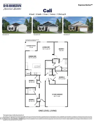 4038 Topsail Trail, New Bern, NC 28560 – photo 23: Cali - 4BD - Express Series_NOFP_clear