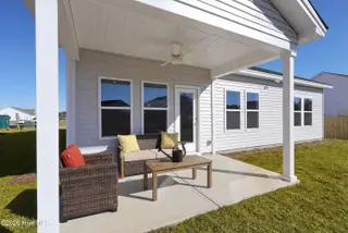 270 Mayflower Drive NW Lot 2, Calabash, NC 28467 — 3-bedroom home in Allston Park, Calabash, NC, photo 3 of 44: Bleckley - Covered Porch - Virtual Stagi