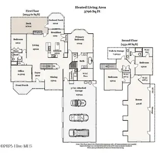 3705 Fairfield Way, Southport, NC 28461 – photo 11: Appraiser Measured Floorplan