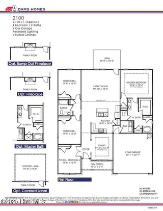 108 Brighton Street, La Grange, NC 28551 – photo 2: 2100 Floor Plan 1