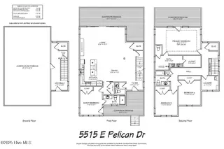 5515 E Pelican Drive, Oak Island, NC 28465 – photo 6: Floor plan 5515 E Pelican