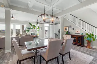 525 Sanders Lane, Newport, NC 28570 – photo 18: Coffered ceiling dinning room