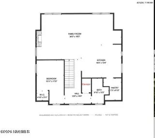 116 Hardwick Lane, Newport, NC 28570 – photo 9: UPPER LEVEL FLOORPLAN