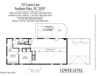 325 Lupin Place, Southern Pines, NC 28387 – photo 3: Floor plan - basement