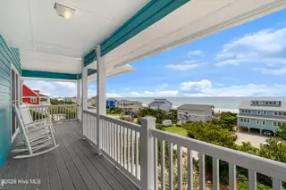 6612 Ocean Drive, Emerald Isle, NC 28594 – photo 15: Covered deck off of primary suite