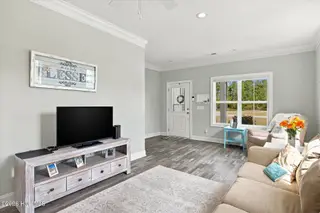 4457 Gateway Village Circle SE, Southport, NC 28461 — 2-bedroom home in Eagle Pines, Southport, NC, photo 5 of 29: Living room