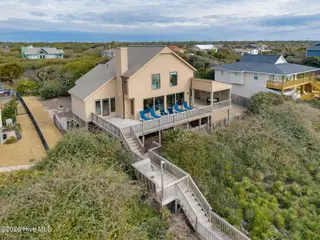 111 Dogwood Circle, Pine Knoll Shores, NC 28512 – photo 2: Stunning ocean views from patio