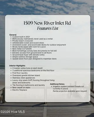 1509 New River Inlet Road, North Topsail Beach, NC 28460 – photo 2: features lists- listings (5)