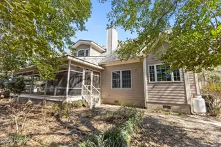 121 Oakleaf Drive, Pine Knoll Shores, NC 28512 – photo 5: rear of home