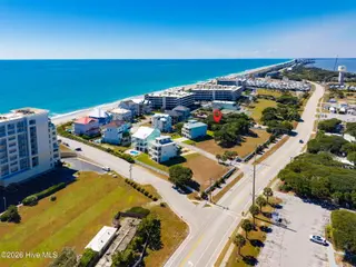 106 Ocean Bluff Drive, Indian Beach, NC 28512 — lot in Ocean Bluff, Indian Beach, NC, photo 12 of 15: Aerial View Close Proximity to the Beach