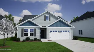 464 Goldenrod Terrace Lot 61, Calabash, NC 28467 – photo 2: Gwinnett_ElevB-Bonus-CovPorch-CP4
