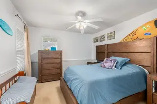 442 Star Hill Drive, Cape Carteret, NC 28584 – photo 22: downstairs bed
