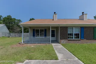 114 Jenny Lane, Havelock, NC 28532 — 3-bedroom townhome in Village Park, Havelock, NC, photo 2 of 37: Front