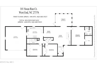 101 Swan Run Court, Seven Lakes, NC 27376 – photo 5: FLOORPLAN - 101 Swan Run Ct., 7LN