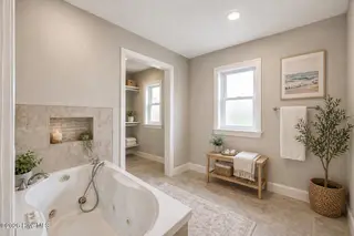 2472 Cedar Island Road, Cedar Island, NC 28520 — 3-bedroom home, Cedar Island, NC, photo 24 of 33: staged bathroom