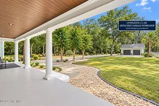 2625 Seashore Road SW, Supply, NC 28462 — 5-bedroom home in Pelican Point, Supply, NC, photo 9 of 62: Front Porch View