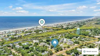 3307 E Oak Island Drive, Oak Island, NC 28465 – photo 3: 3307EastOakIslandDriveDrone-BeachAccess
