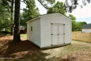 4530 Dewfield Drive N, Wilson, NC 27896 – photo 12: 4530 Dewfield - Storage shed