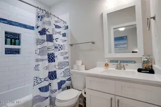 201 W Landing Drive South, Emerald Isle, NC 28594 – photo 14: Bedroom 1 shower