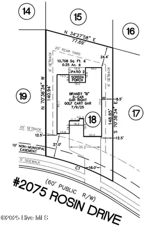 2075 Rosin Drive 18, Southport, NC 28461 – photo 24: Plot plan