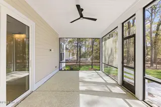 1943 Redfish SW, Supply, NC 28462 — 4-bedroom home in Oyster Harbour, Supply, NC, photo 8 of 42: Screened Porch