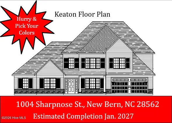 1004 Sharpnose Street, New Bern, NC 28562 – photo 1 of 11: MLS Photo 8-8-26