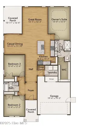 692 Edgeside Drive SE, Bolivia, NC 28422 – photo 3: Lot 193GM - Floorplan
