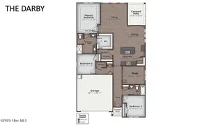 9430 Crowded Gules Drive Lot 223, Leland, NC 28451 – photo 3: Darby_Floorplan wStudy