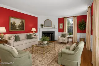 4001 Lochinvar Lane, Rocky Mount, NC 27804 – photo 7: Staged Living Room