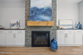 107 Devonshire Avenue W W, Seven Lakes, NC 27376 – photo 14: Fireplace progress & TV mount2